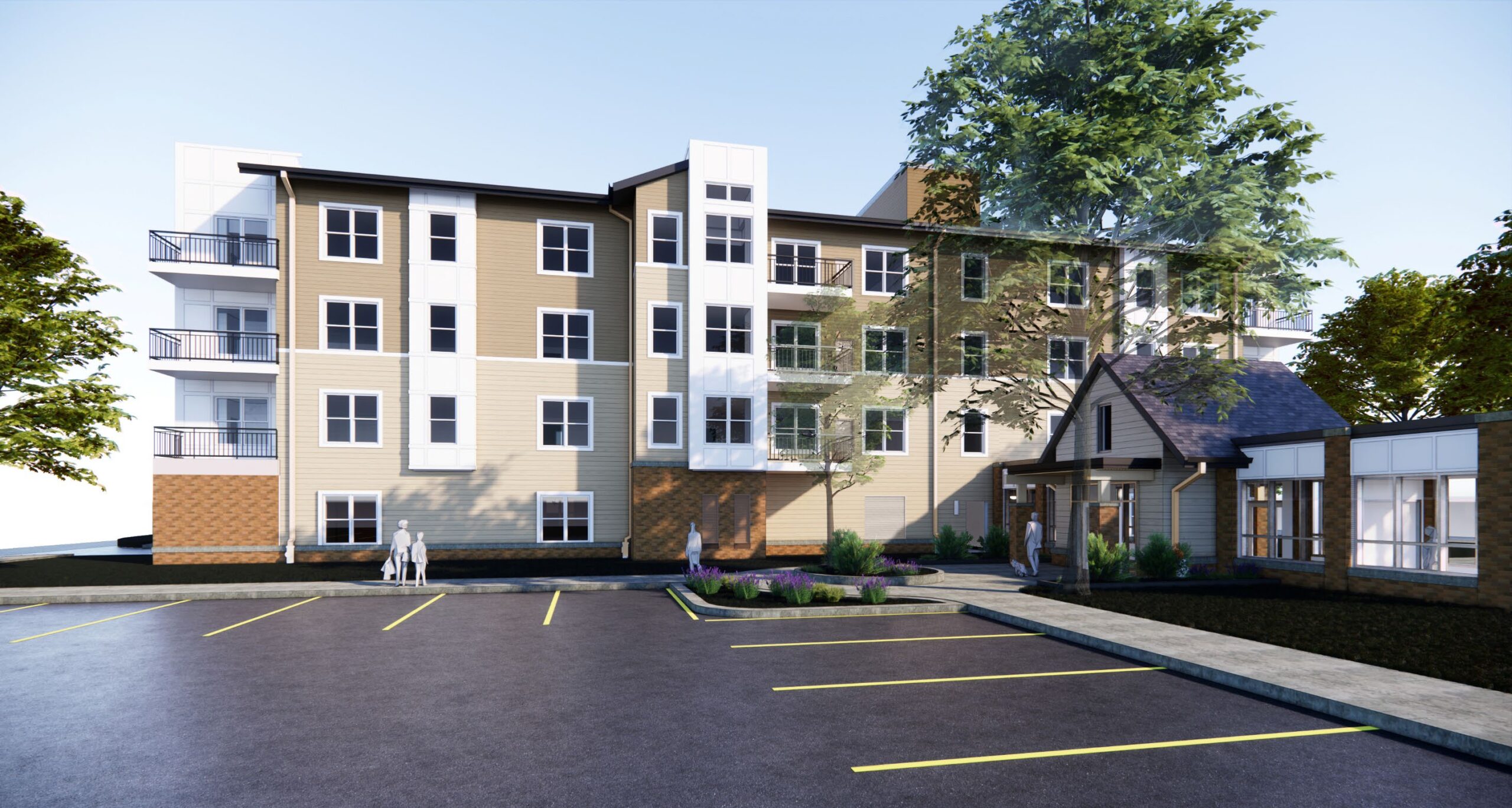 New Apartment Building Exterior